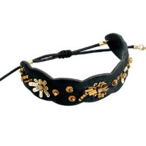 Rebecca Minkoff - Stargazing Guitar Strap Pulley Bracelet (Black)